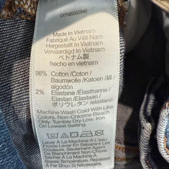 Madewell The Perfect Vintage Jean Womens 27 Dark Blue Wash Mom Denim Jean Casual - Picture 8 of 8